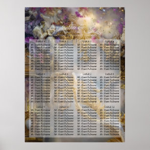 Elegant Heavenly Gold Gate, Gold Text Poster