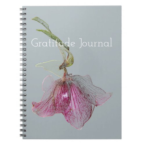 Elegant Hellebore Flower Floral Print Notebook