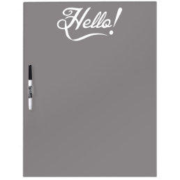 Elegant Hello Dry-Erase Board