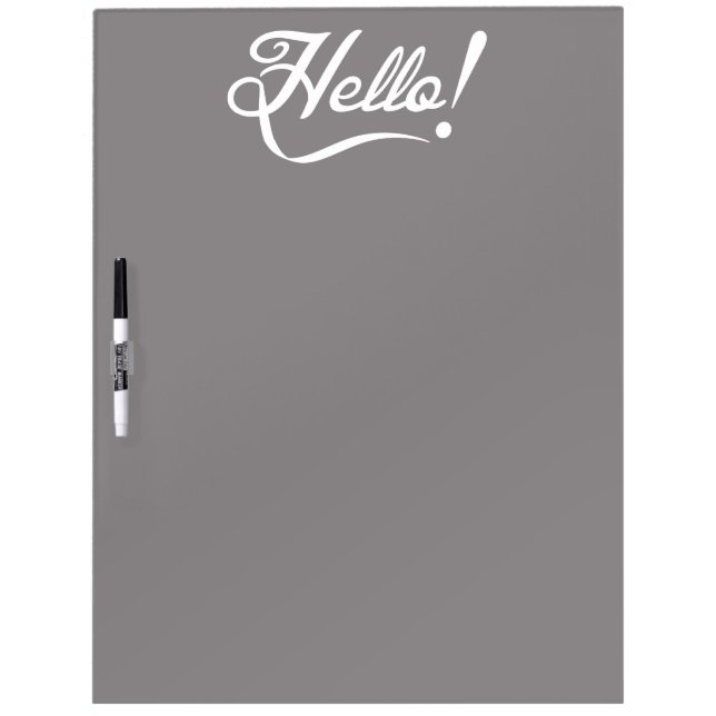 Elegant Hello Dry-Erase Board (Front)