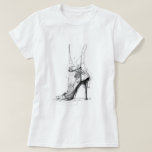 Elegant High Heel Foot - Feminine Style T-Shirt