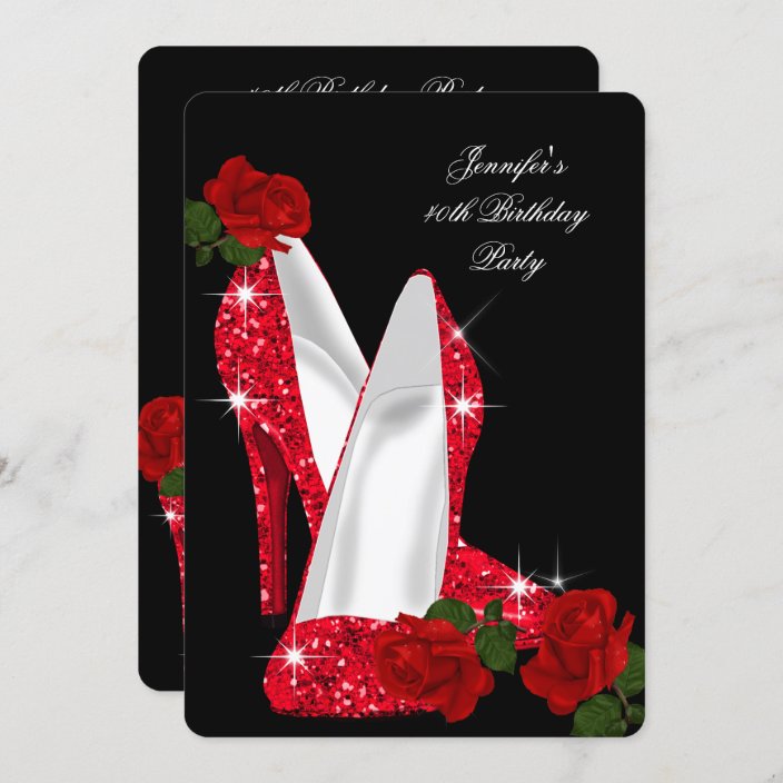 red rose heels