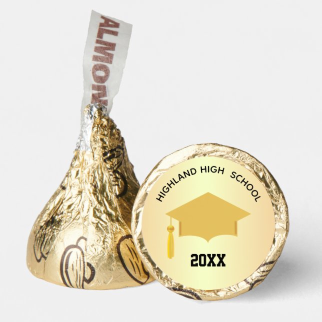 Elegant High School Graduation Hershey Kisses Hershey®'s Kisses® (Front)
