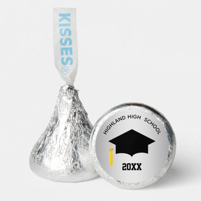 Elegant High School Graduation Hershey Kisses Hershey®'s Kisses® (Front)