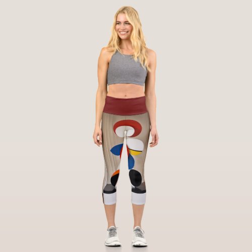 Elegant High Waist Womens Capris Capri Leggings