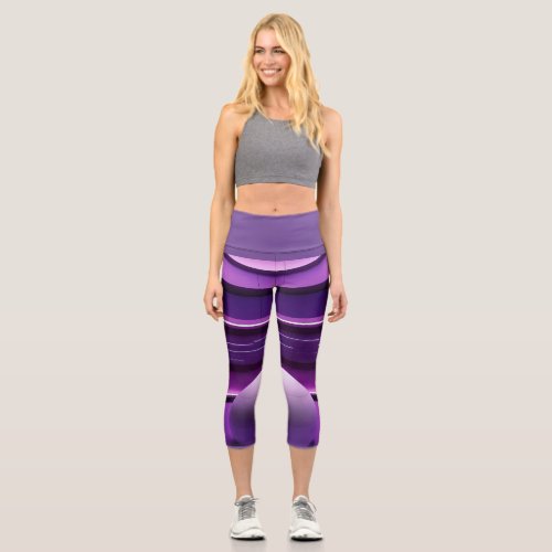 Elegant High Waist Womens Capris Capri Leggings