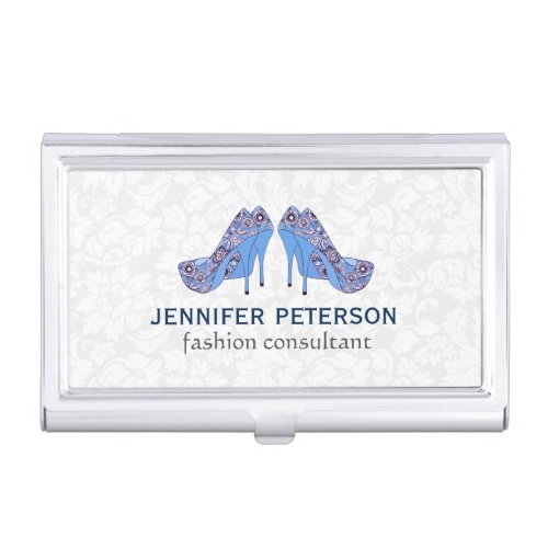 Elegant Hight Heel Shoe Fashion Consultant Case For Business Cards