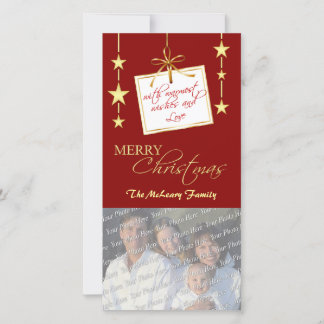 Elegant Holiday Family Photo Cards