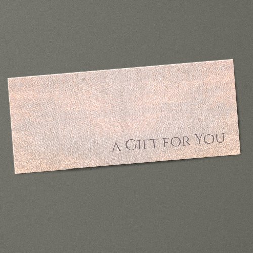 Elegant Holiday Gift Certificate