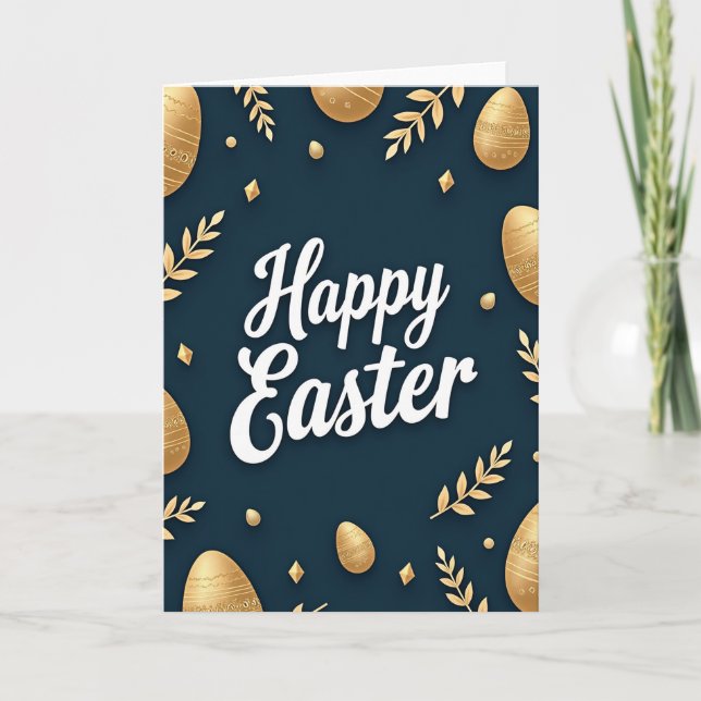 Elegant Holiday Greeting Card (Front)