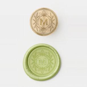 Elegant Holiday Monogrammed Wax Seal Stamp