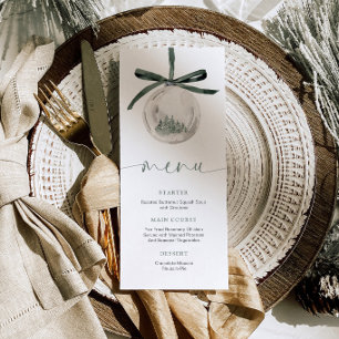 Elegant Holiday Party Dinner Menu