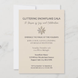 Elegant Holiday Party Invitation | Zazzle