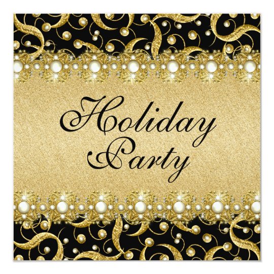 Elegant holiday party "year end" function invitation