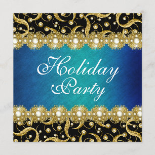 Elegant holiday party "year end" function invitation