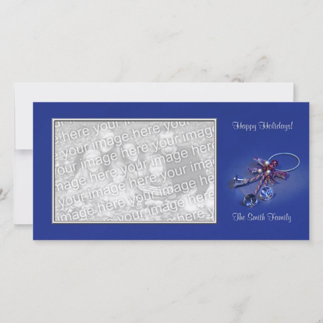 Elegant Holiday Photo card (Front)