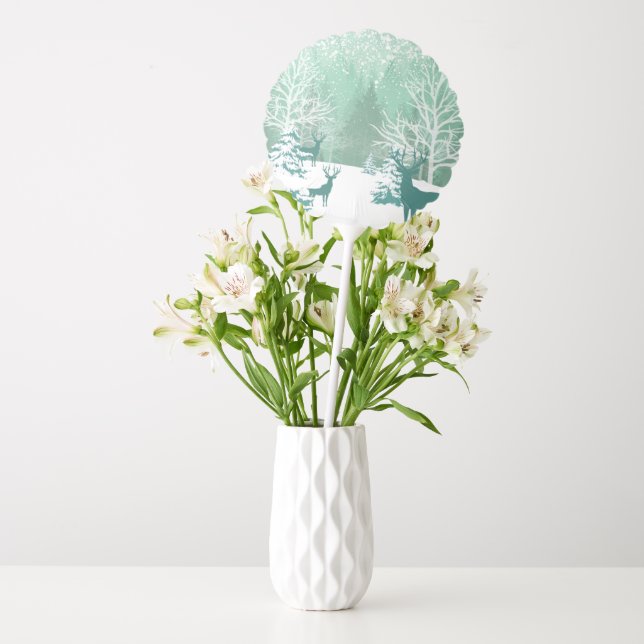 Elegant Holiday turquoise design Balloon (Vase)