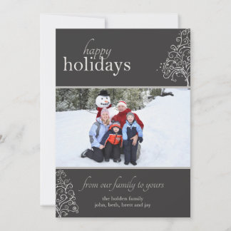 Elegant Holiday with Whimsical Christmas Tree Card