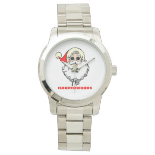 Elegant Holidays Santa Claus Family Christmas Watch