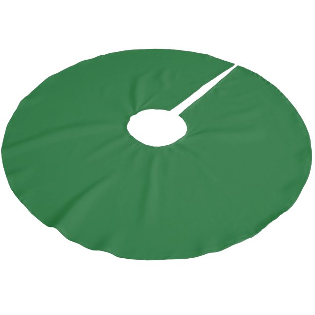 Elegant Holly Green Tree Skirt for Festive Decor