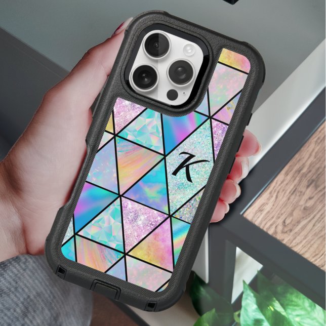 Elegant holographic colorful  otterbox iPhone case (Creator Uploaded)