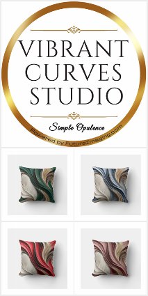 Elegant Home Decor by Vibrant Curves Studio on Zazzle