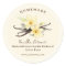 Elegant Homemade Vanilla Extract Label Sticker