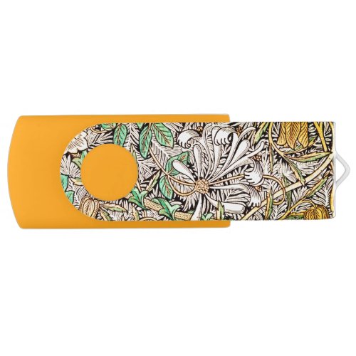 Elegant Honeysuckle Vintage Floral  Flash Drive