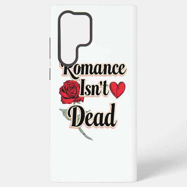 Elegant Hopeless Romantic Quote Samsung Galaxy Case (Back)