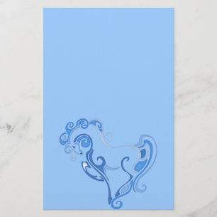 Elegant Horse Graphic Stationery