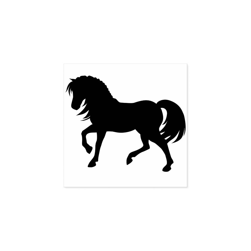 Elegant Horse Pet Animal Personal Stationery Kids Rubber Stamp Sold By 