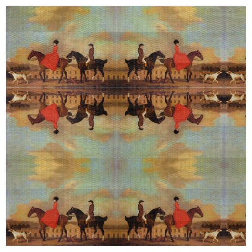 ELEGANT HORSE RIDING FABRIC