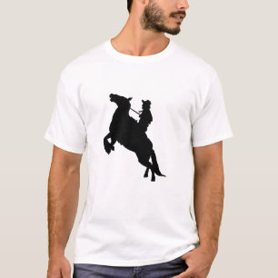 Elegant Horse Riding Western Cowboy T-Shirt