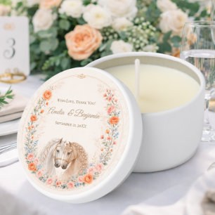 Elegant Horse Wedding Favor  Mini Candle Favors