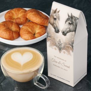 Elegant Horses Wedding Roasted Coffee