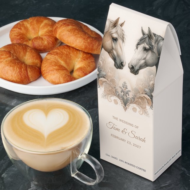 Elegant Horses Wedding Roasted Coffee (Breakfast)