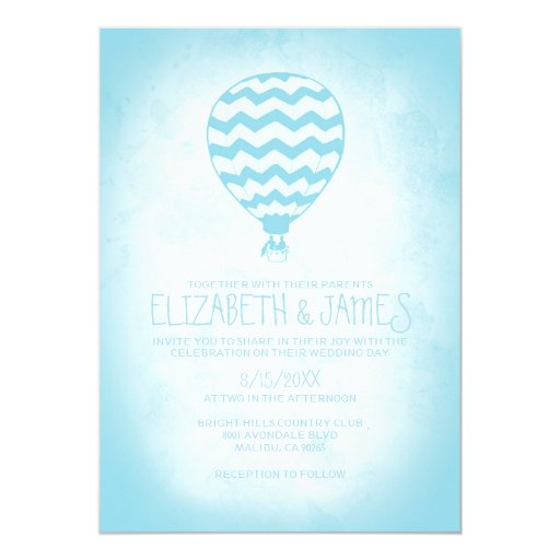 Balloon Wedding Invitations 4