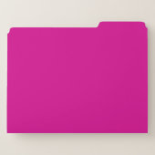 Elegant Hot Pink White Gold Name File Folder | Zazzle