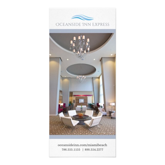 Elegant Hotel Rack Card (Front)