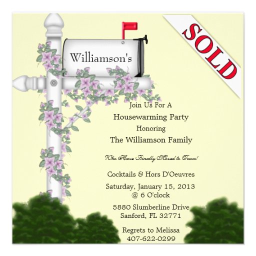 Elegant Housewarming Invitations 1