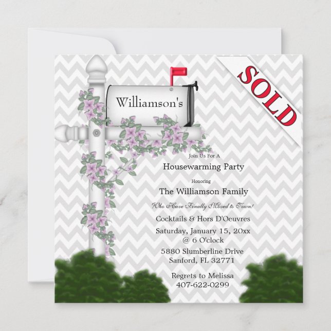 Elegant Housewarming Invitation (Front)