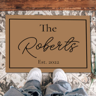 Elegant Housewarming New Home Welcome Doormat