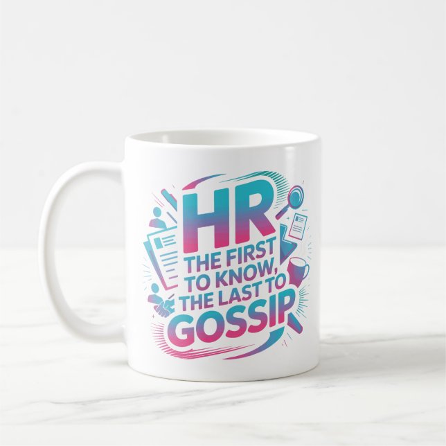 Elegant HR Quote Mug for Professionals (Left)
