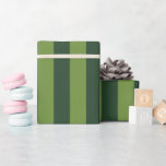 Elegant Hunter Green Garden Green Stripe  Wrapping Paper<br><div class="desc">Simple green stripes wrapping paper - perfect for colorful garden themed stripes.</div>