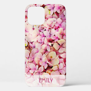 Elegant Hydrangas Personalized iPhone 12 Case