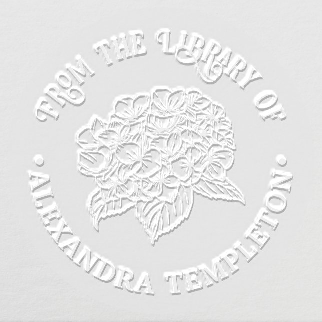 Elegant Hydrangea and Leaves Embosser (Design)