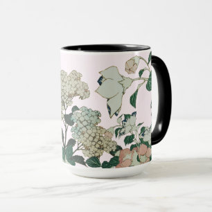 Elegant Hydrangea & Botanical Bloom Mug