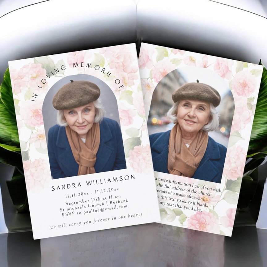 floral photo memorial suite