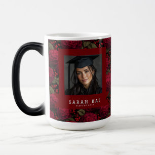 Elegant Hydrangea Pattern Friend Grdauation Color Morph Mug
