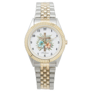 Elegant I believe Cross Religious  Watch
